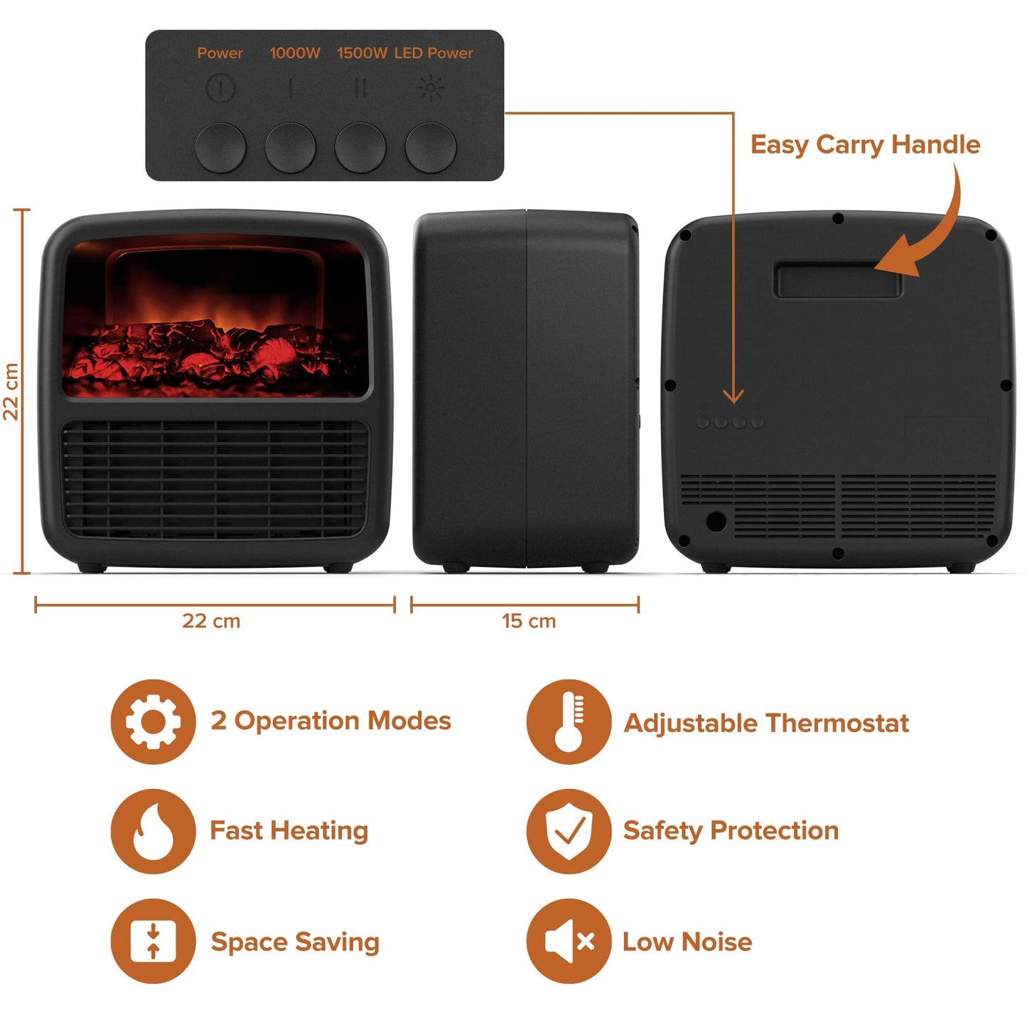 Fast-Heating Space Heater
