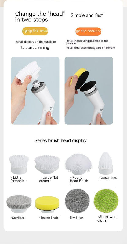 Telescopic Scrubber Brush